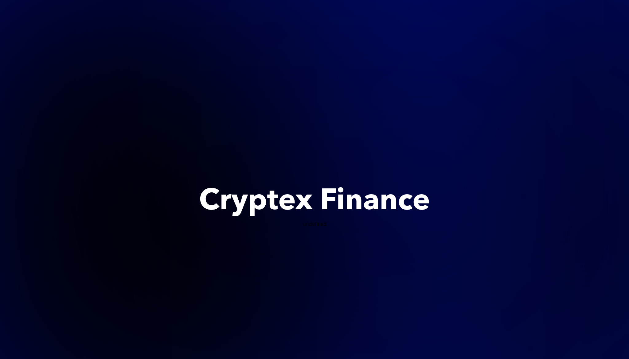 Cryptex Finance | Dework